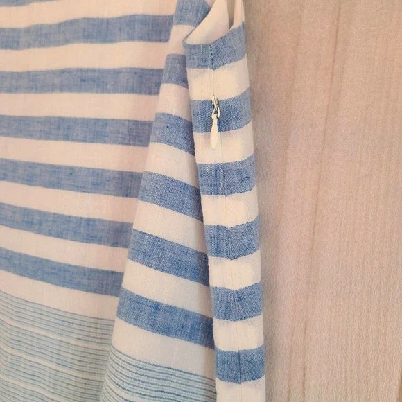 Vineyard Vines Blue and White Striped Dress - Picture 4 of 12